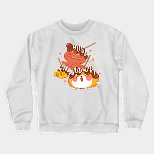 Yummy Cute Takoyaki Crewneck Sweatshirt